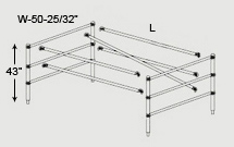 Vault Double Wide Guardrail Set